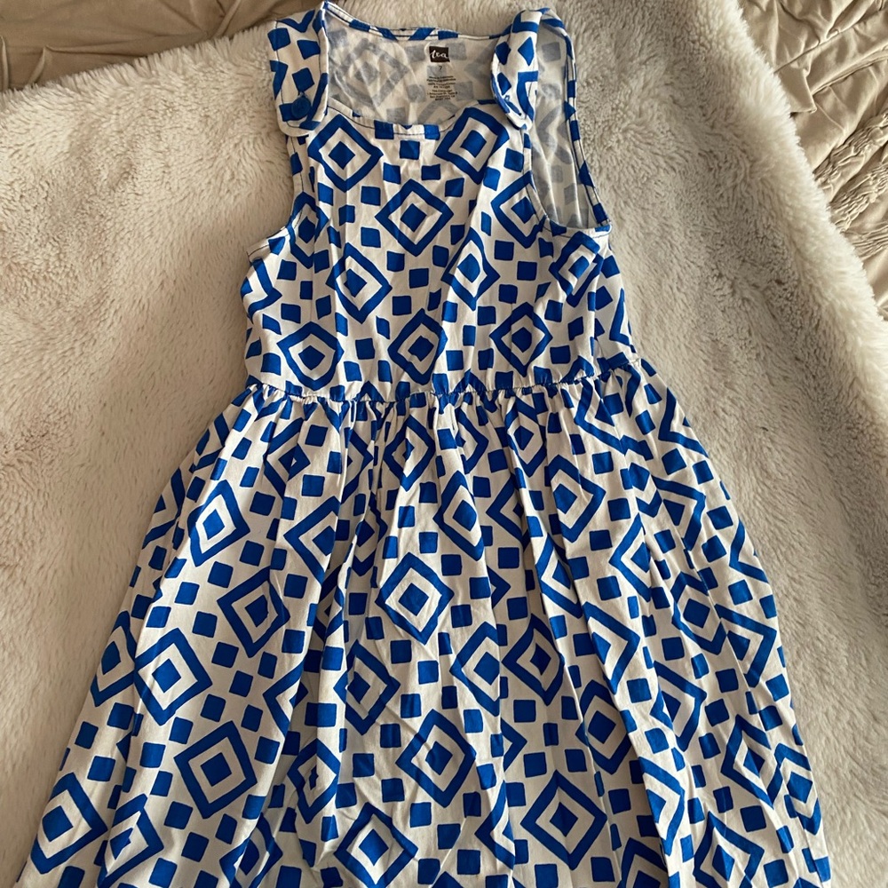 Tea Collection Blue and White Sundress